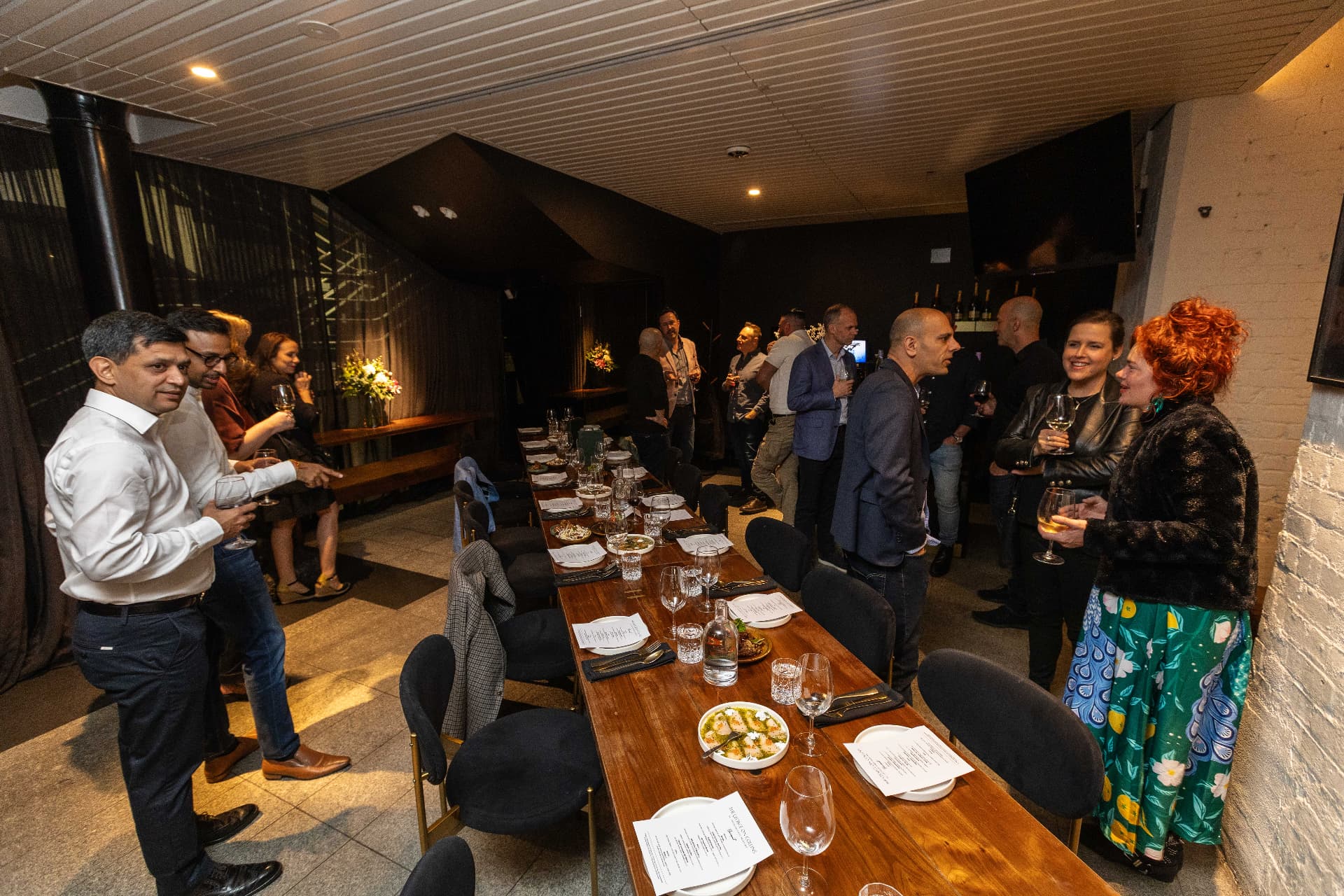 Guests networking before the September 2026 Leaders Dinner in Melbourne